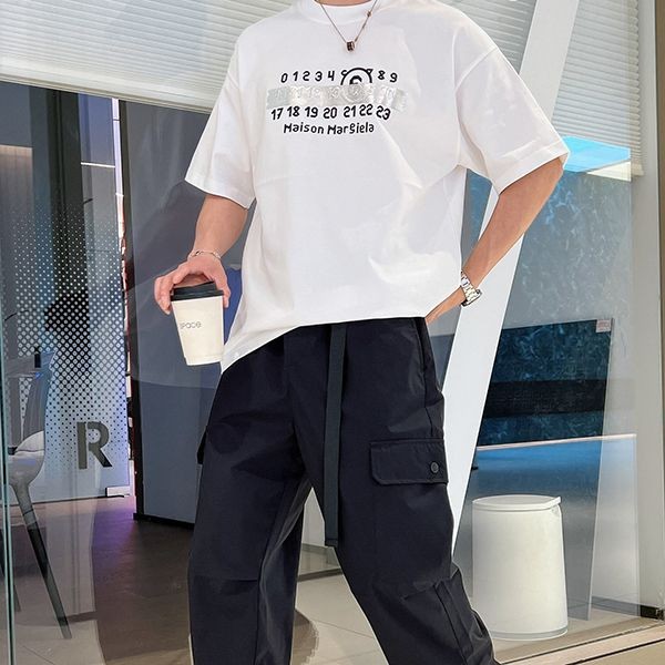 超入手困難♪メゾンマルジェラ MM6 半袖 tシャツ 偽物 ホワイト Max34517